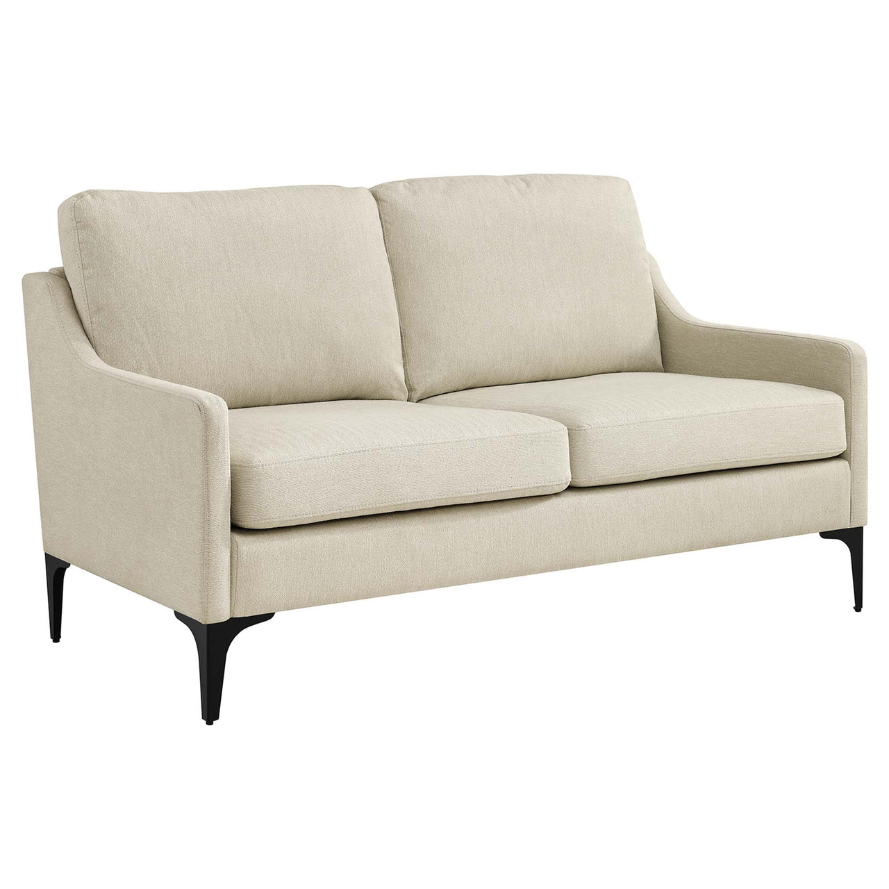 Core Fabric Loveseat, Beige