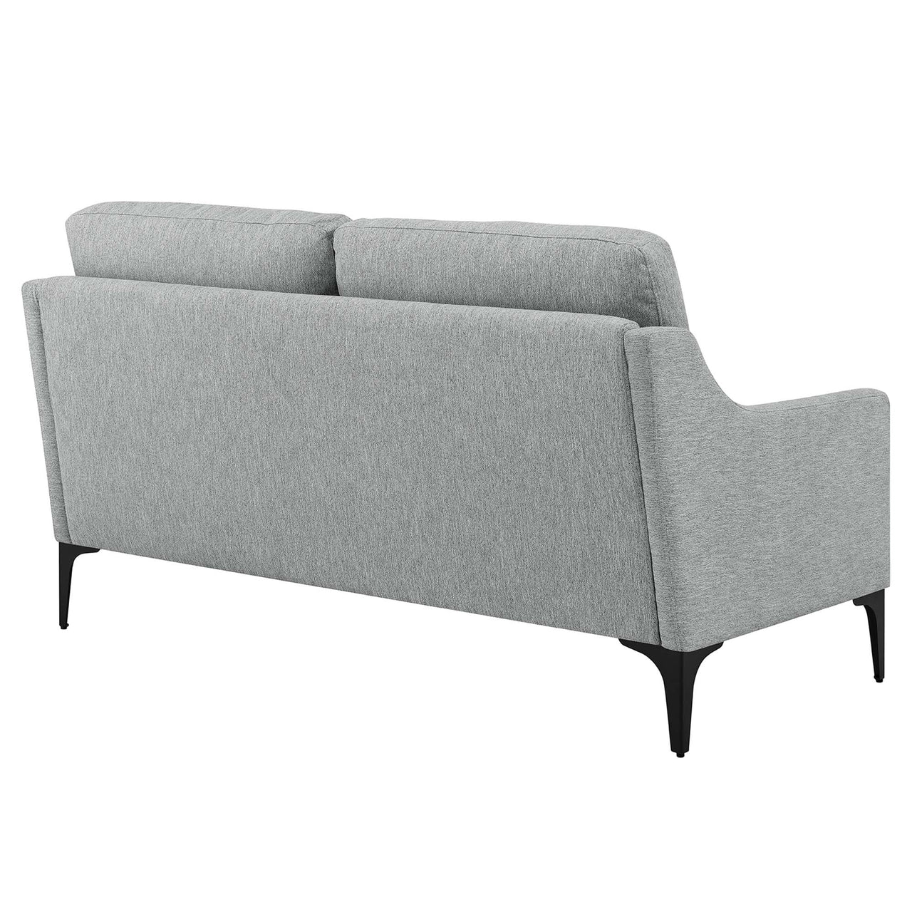 Core Fabric Loveseat, Light Gray