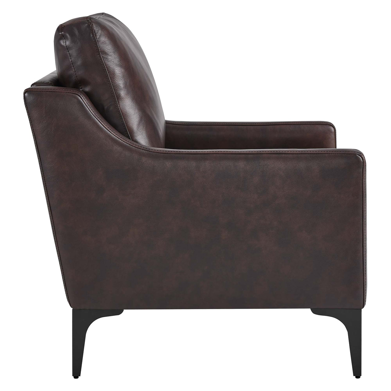 Core Leather Armchair, Brown