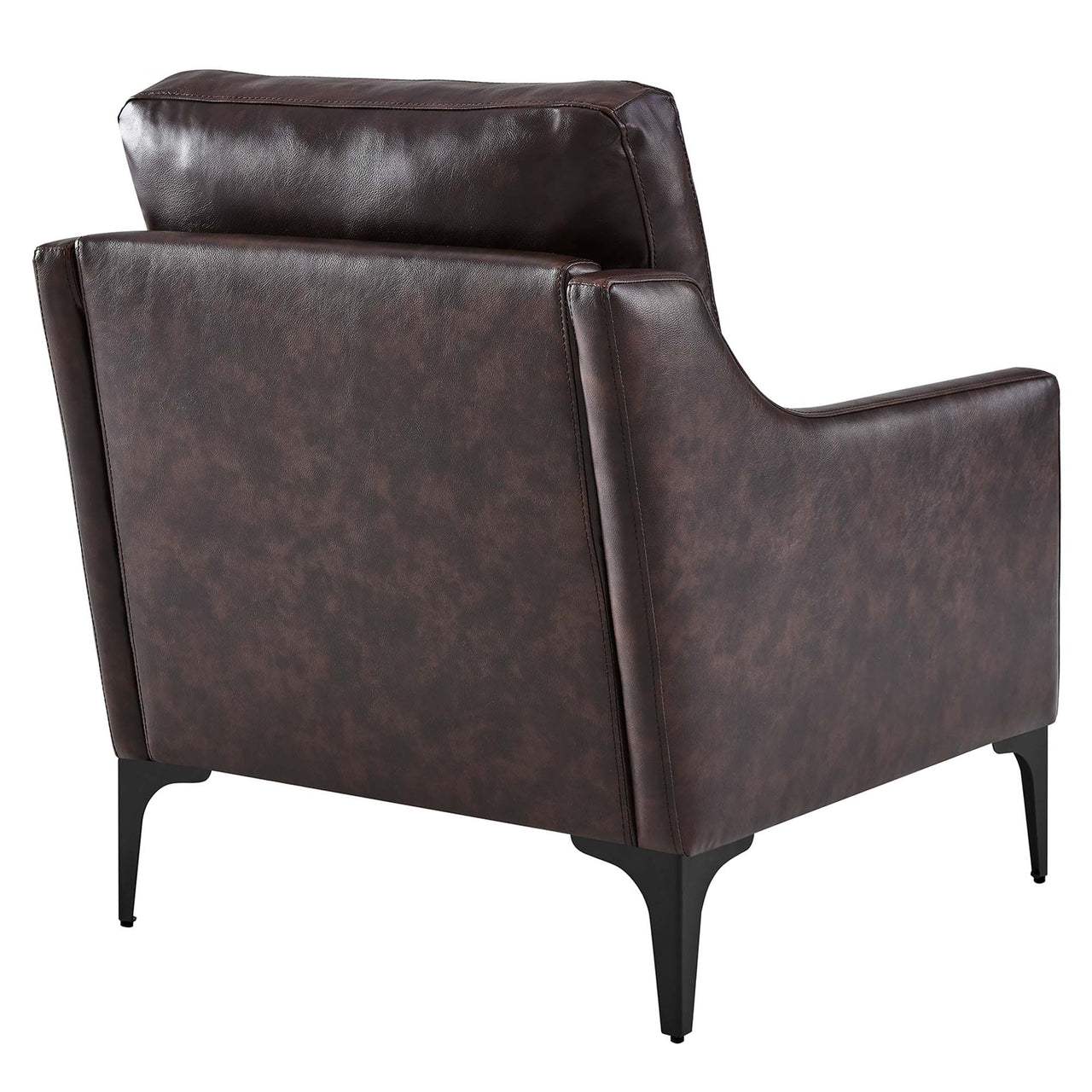 Core Leather Armchair, Brown