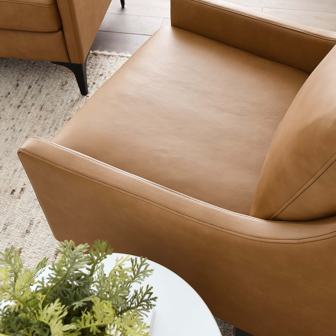 Core Leather Armchair, Tan