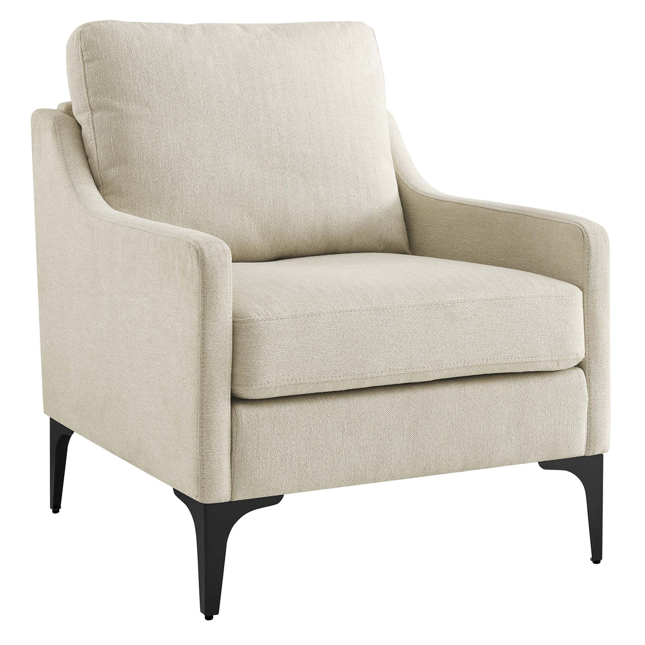 Core Fabric Armchair, Beige