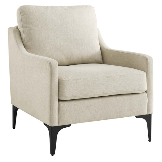 Core Fabric Armchair, Beige