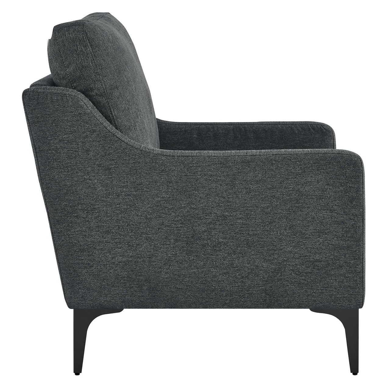 Core Fabric Armchair, Charcoal
