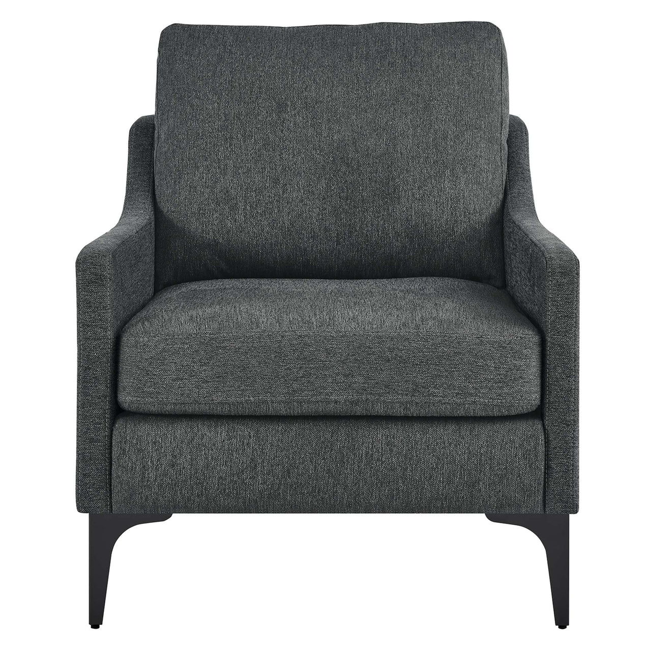 Core Fabric Armchair, Charcoal