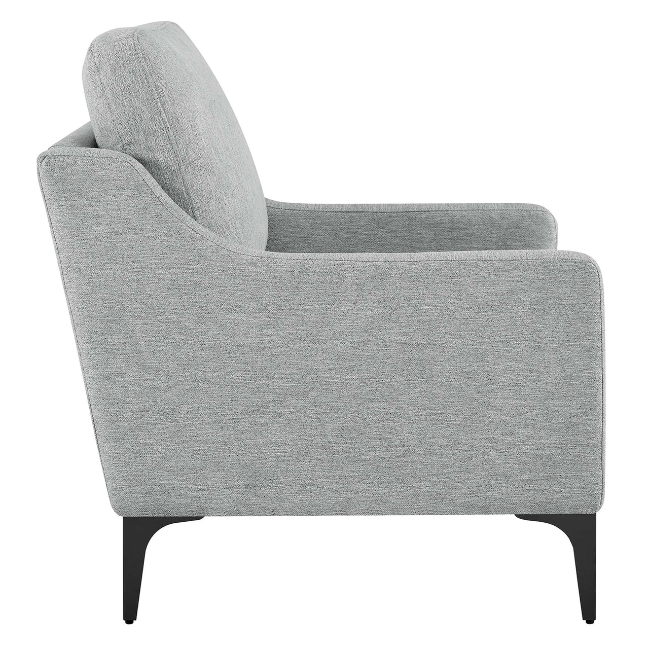 Core Fabric Armchair, Light Gray