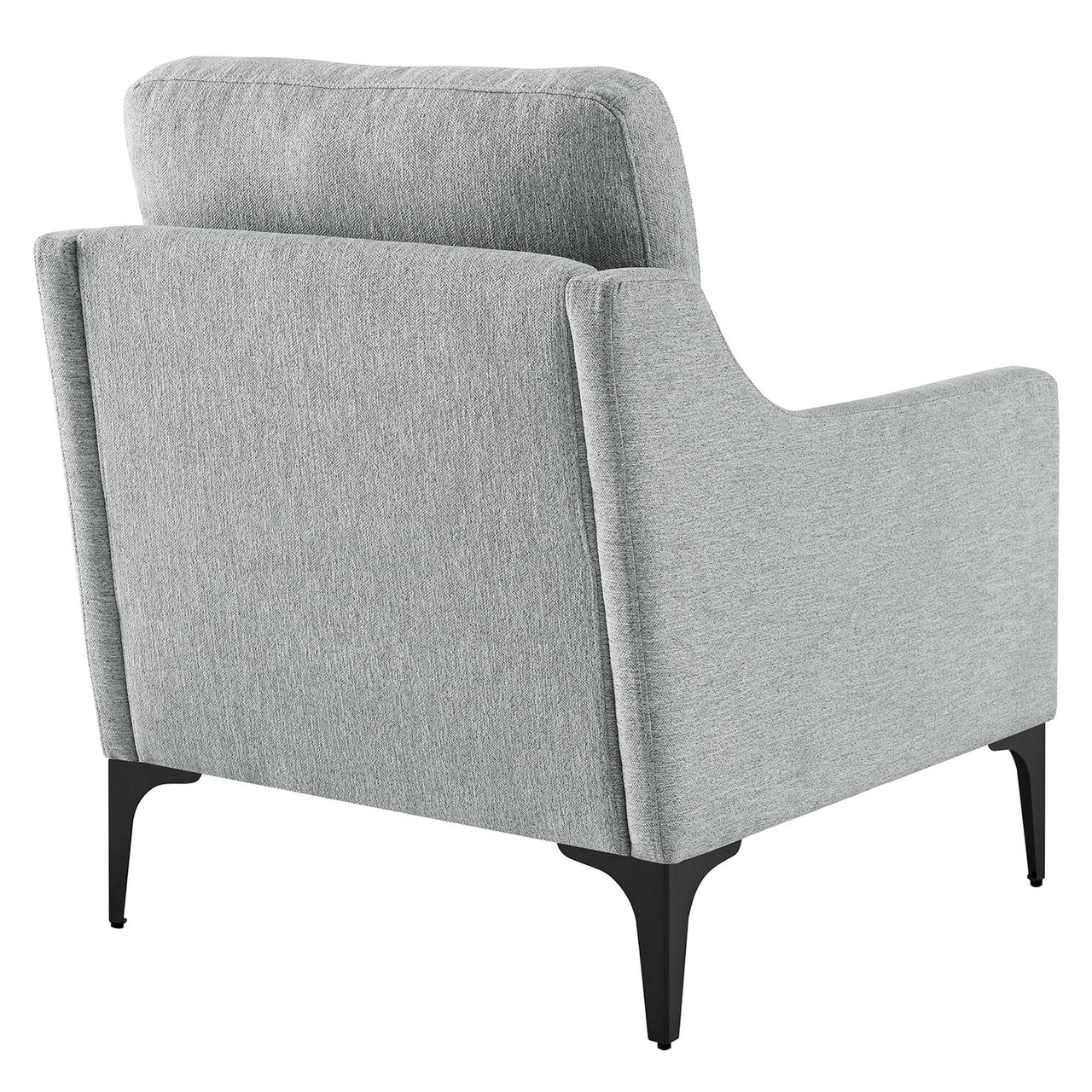 Core Fabric Armchair, Light Gray