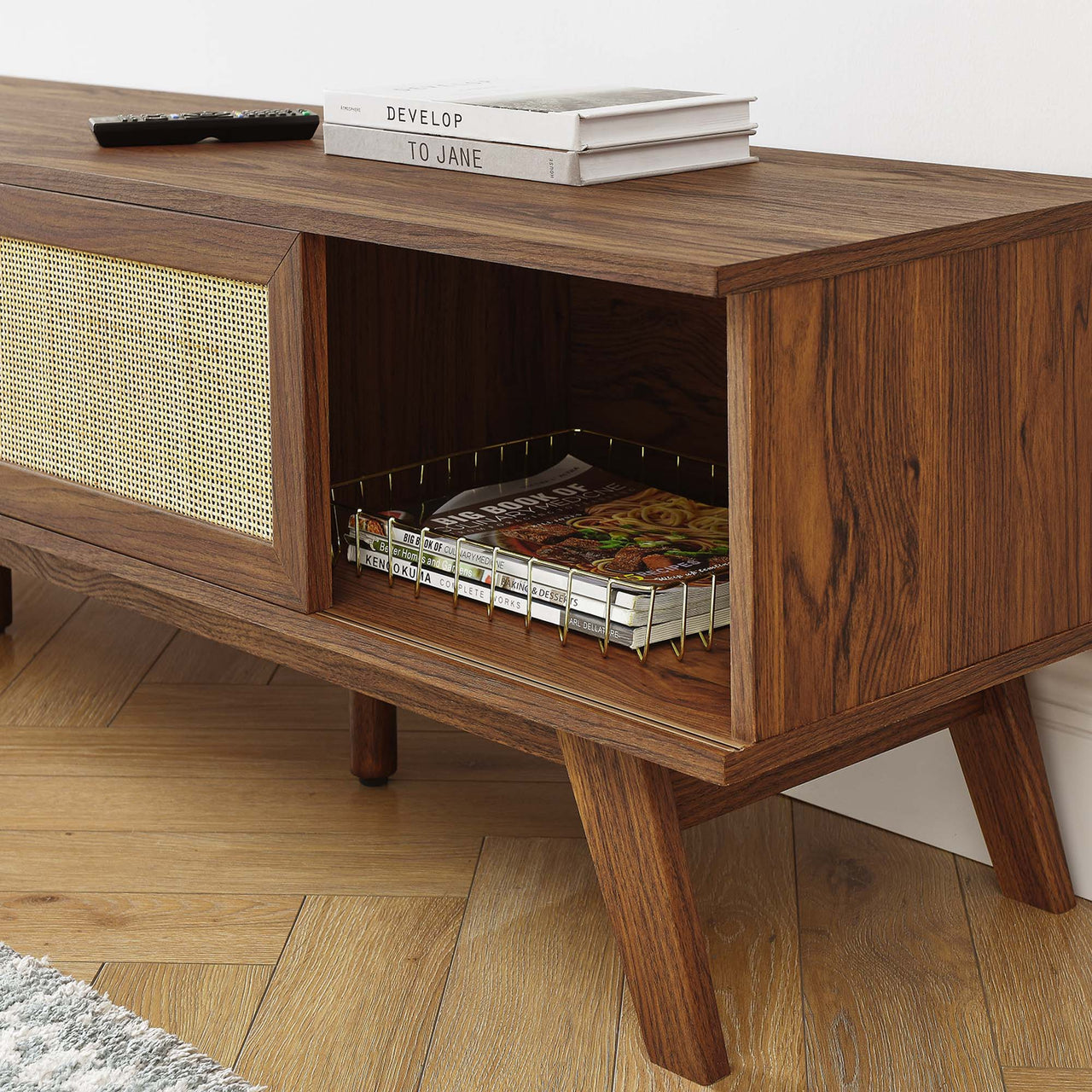 Marra TV Stand, Large, Walnut