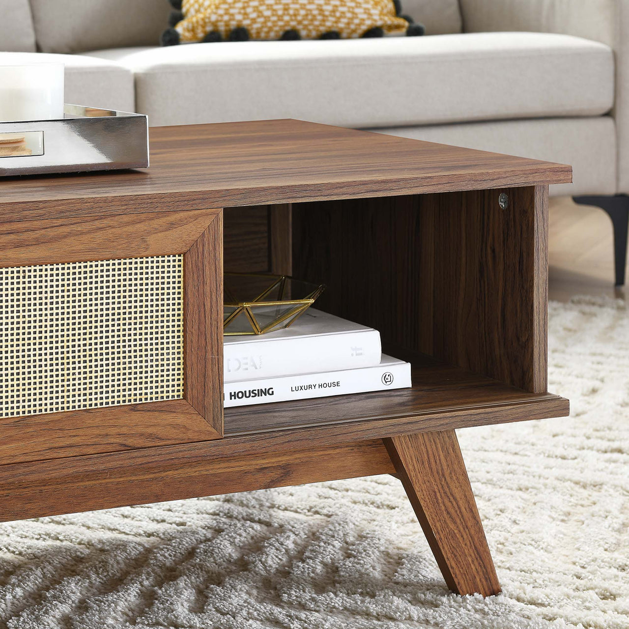 Marra Coffee Table, Walnut