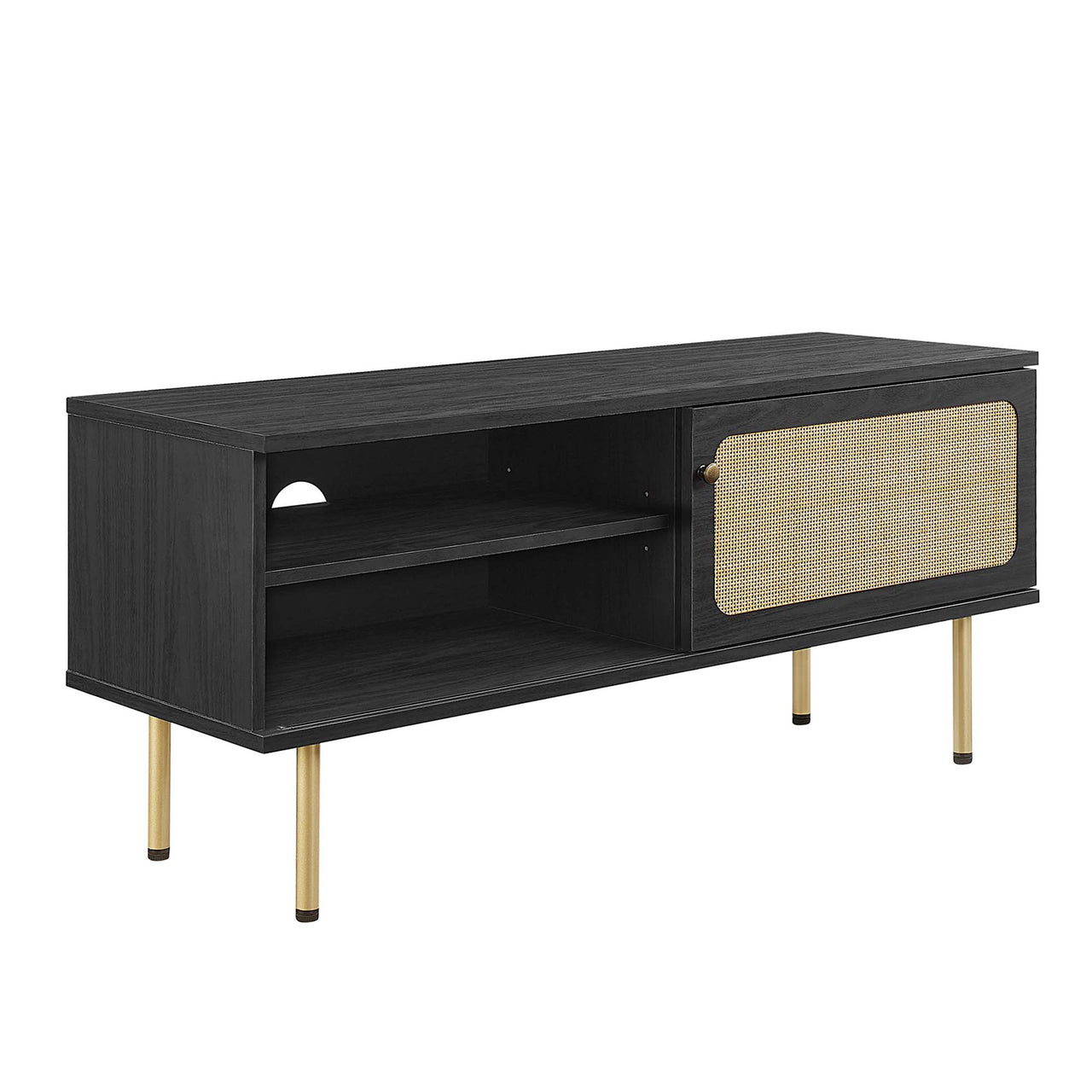 Camden Media Console, Small, Black
