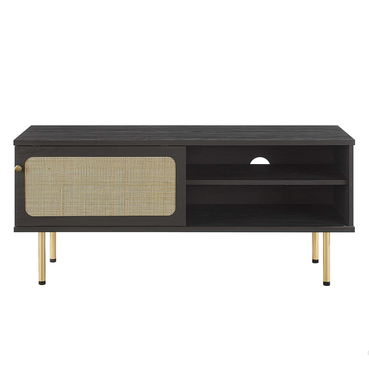 Camden Media Console, Small, Black