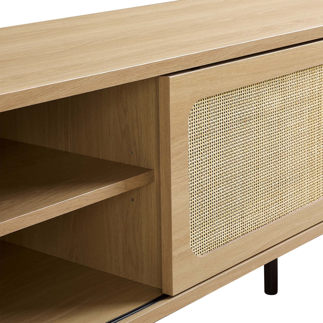 Camden Media Console, Small, Oak