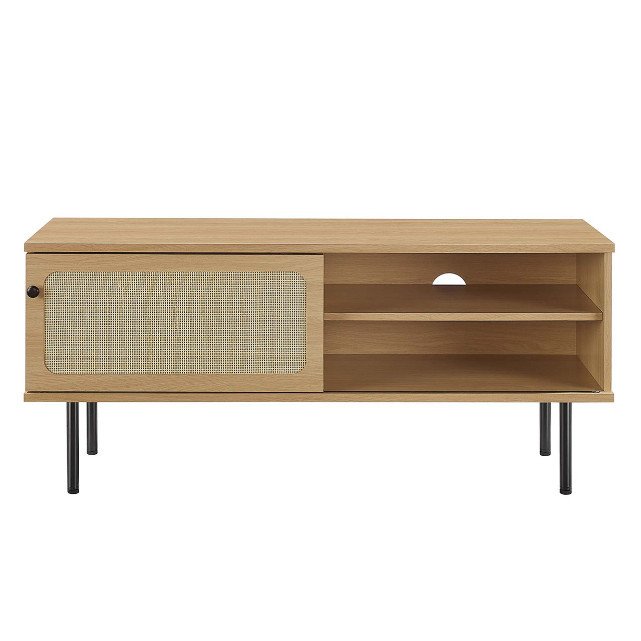 Camden Media Console, Small, Oak