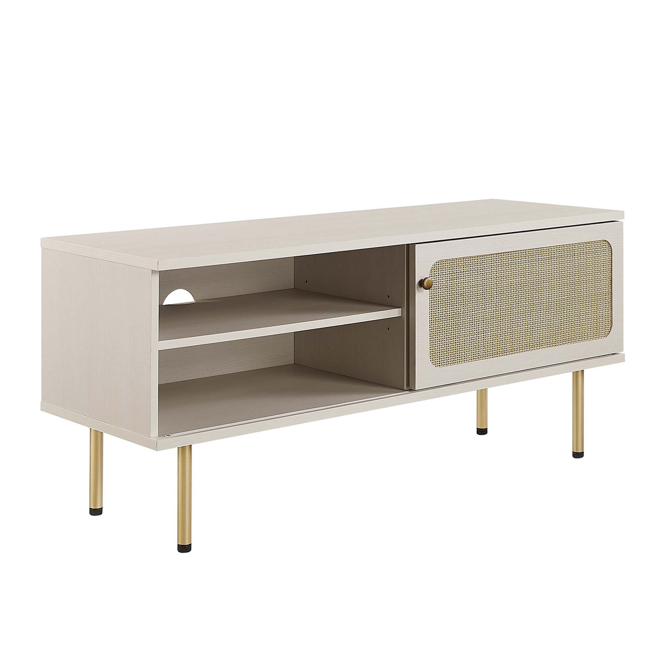 Camden Media Console, Small, White