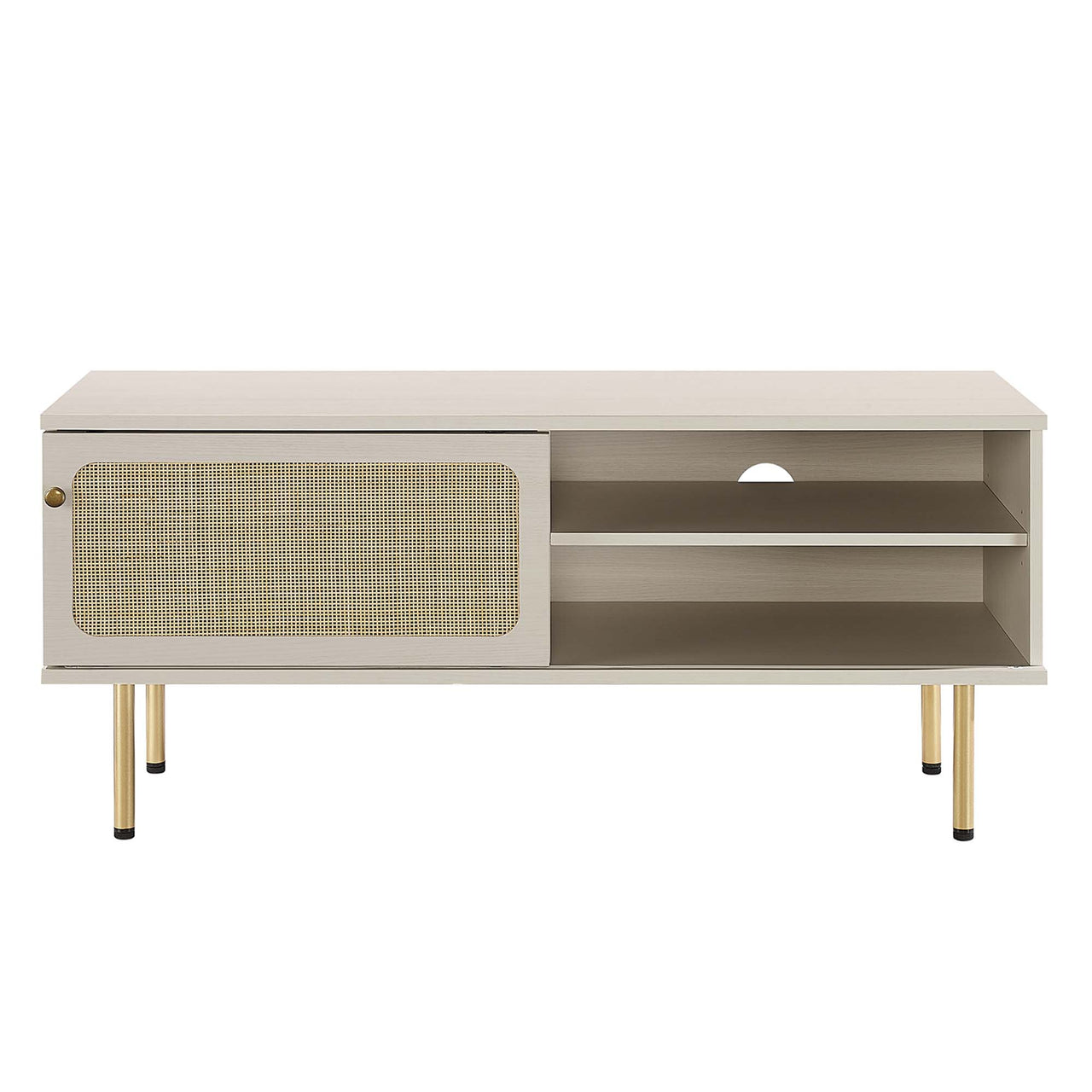 Camden Media Console, Small, White