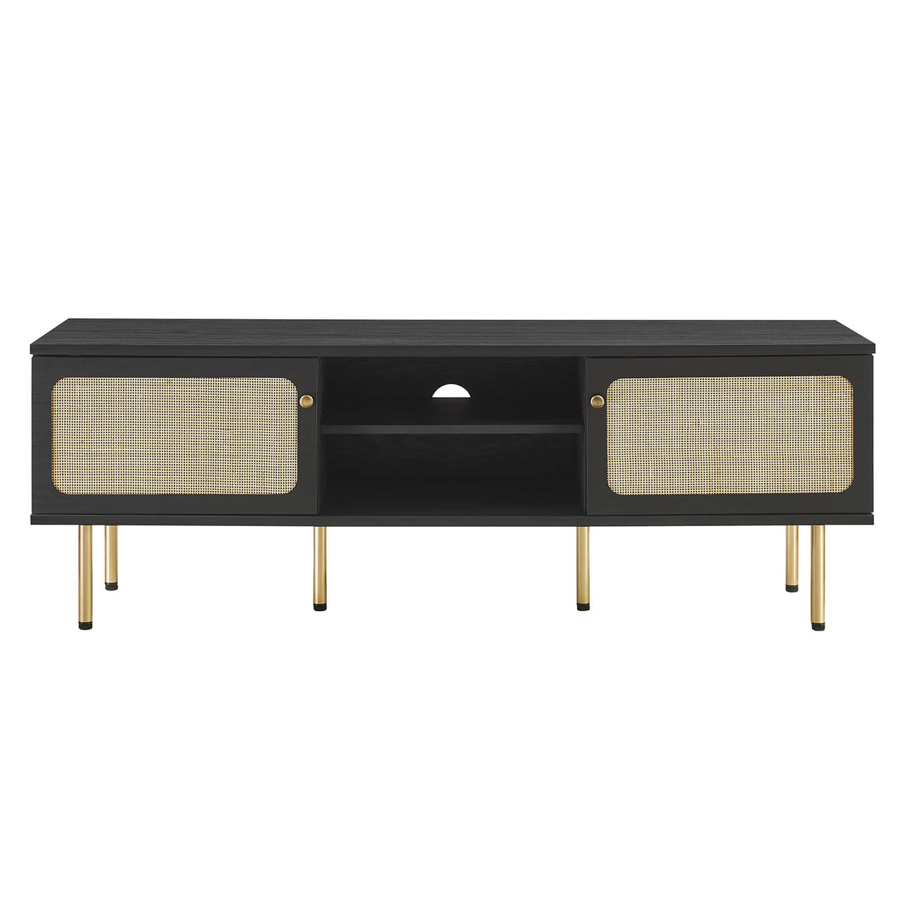Camden Media Console, Medium, Black