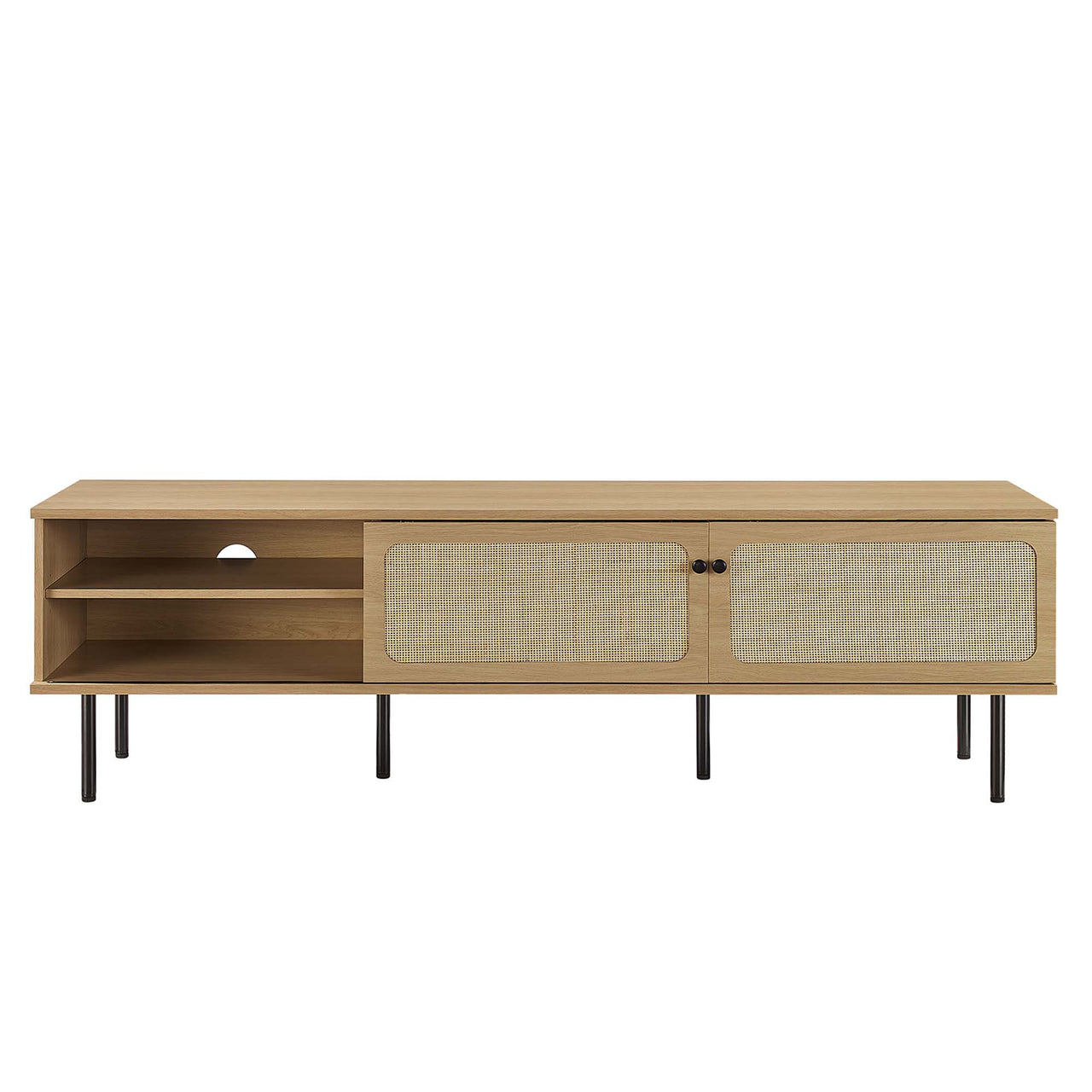 Camden Media Console, Large, Oak