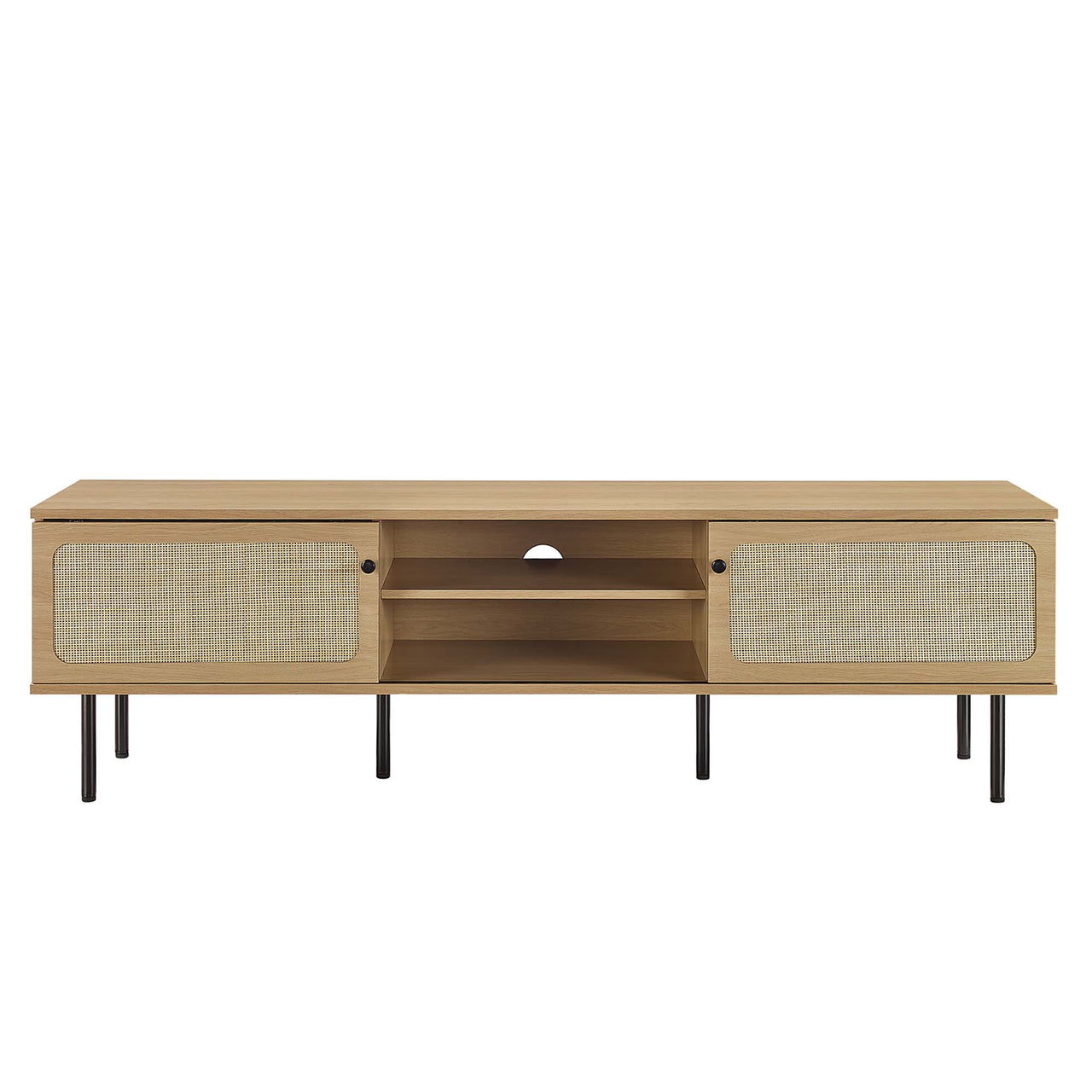 Camden Media Console, Large, Oak
