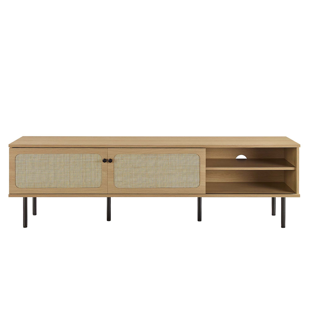 Camden Media Console, Large, Oak