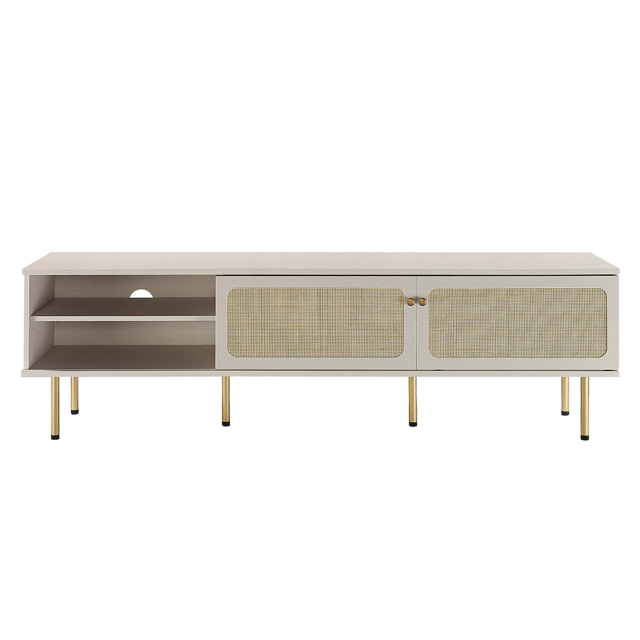 Camden Media Console, Large, White