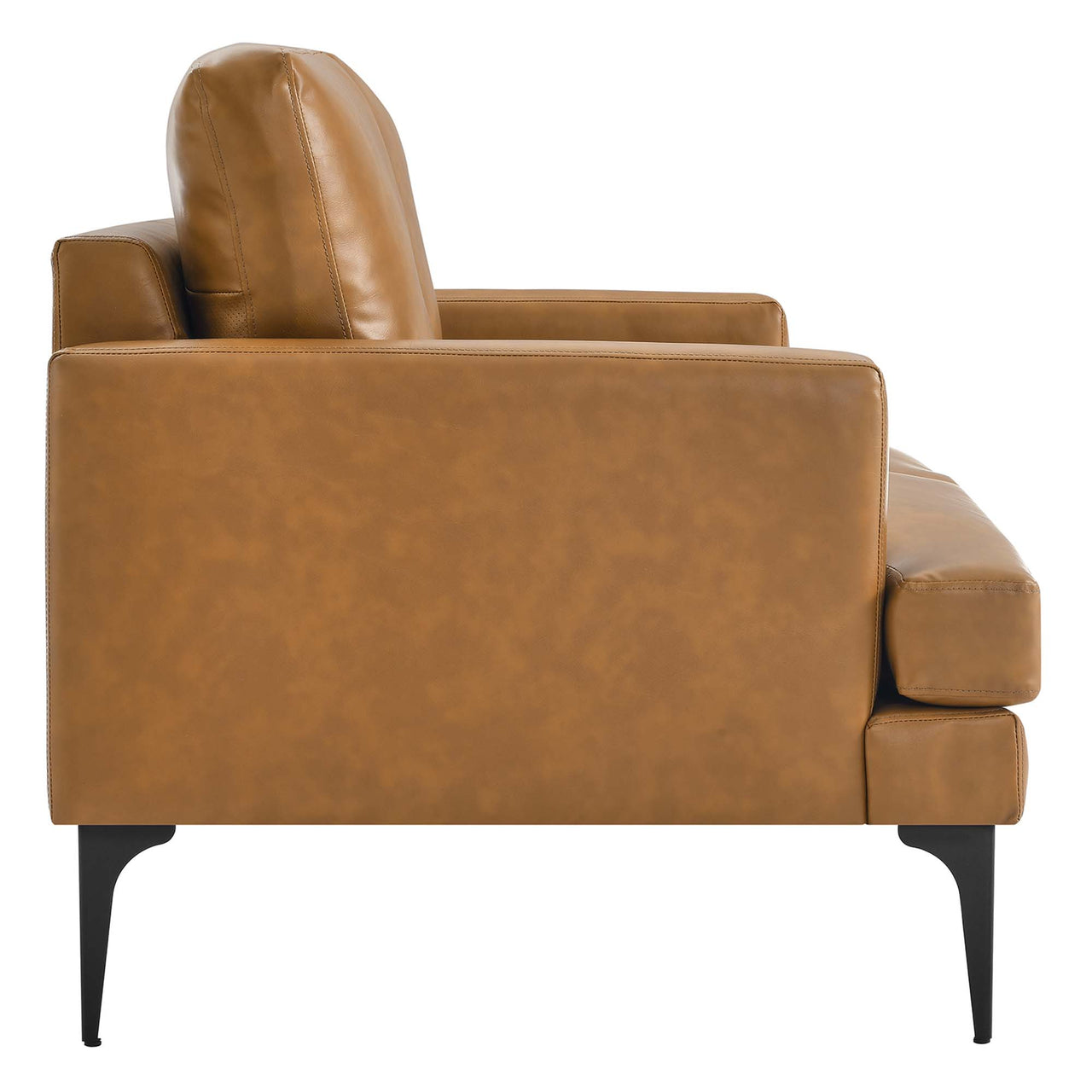 Sonnet Eco-Leather Loveseat, Tan