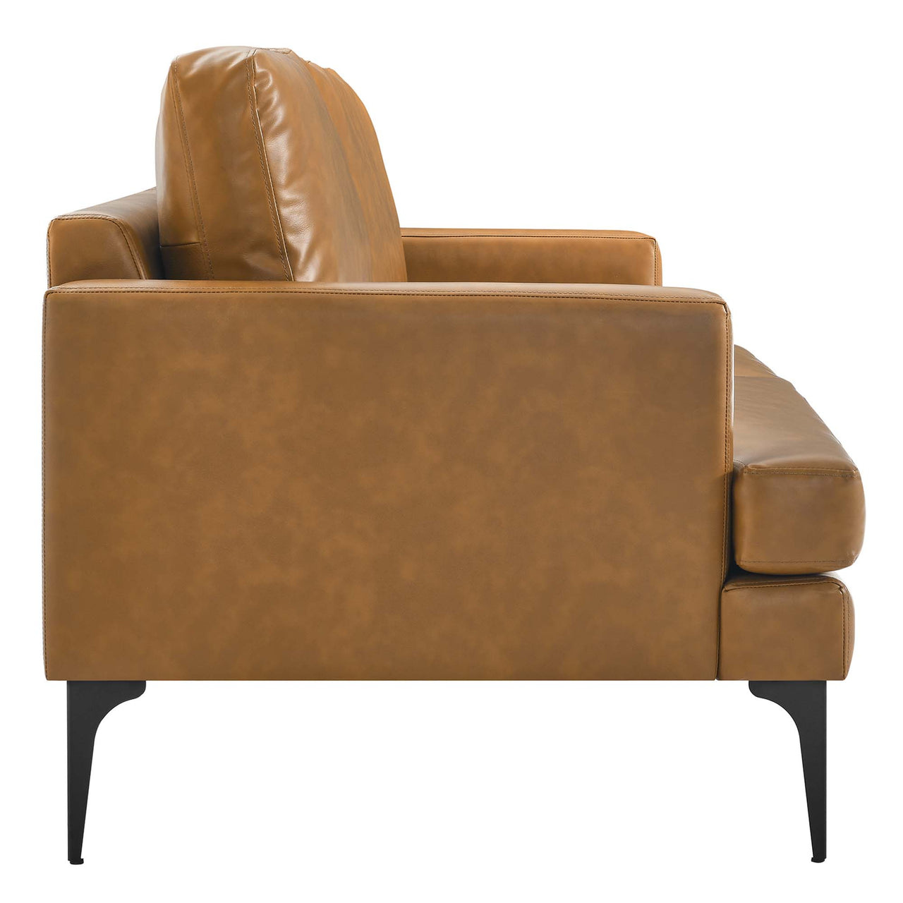 Sonnet Eco-Leather Sofa, Tan
