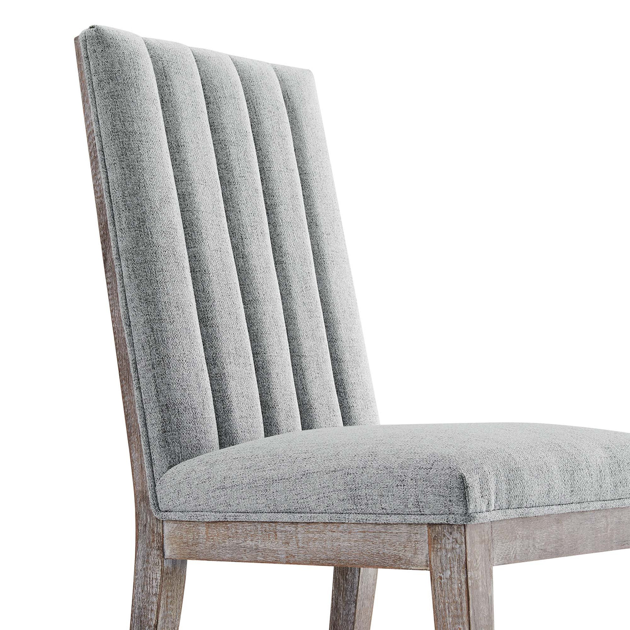 Auriselle Linenette Dining Chair, Light Gray