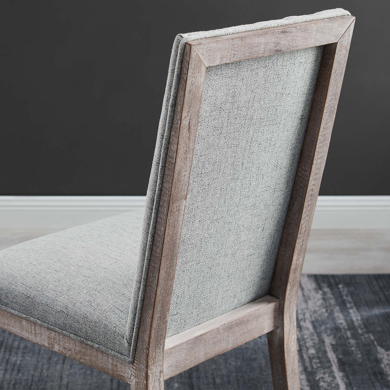 Auriselle Linenette Dining Chair, Light Gray