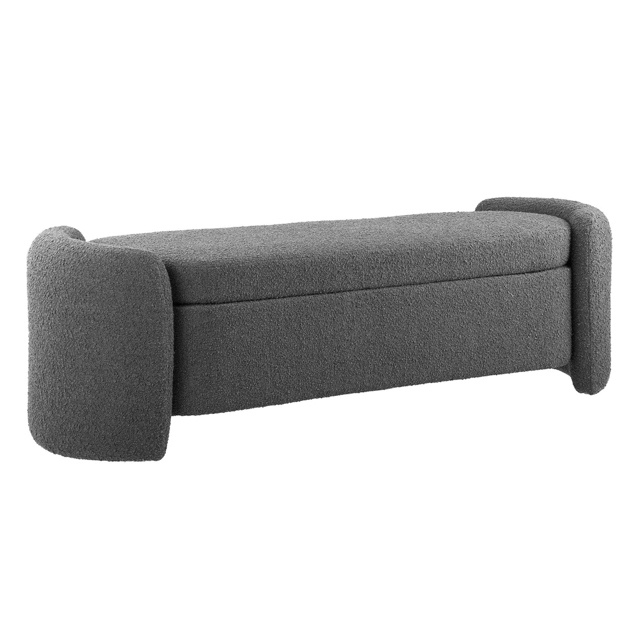 Mitosis Boucle Bench, Charcoal