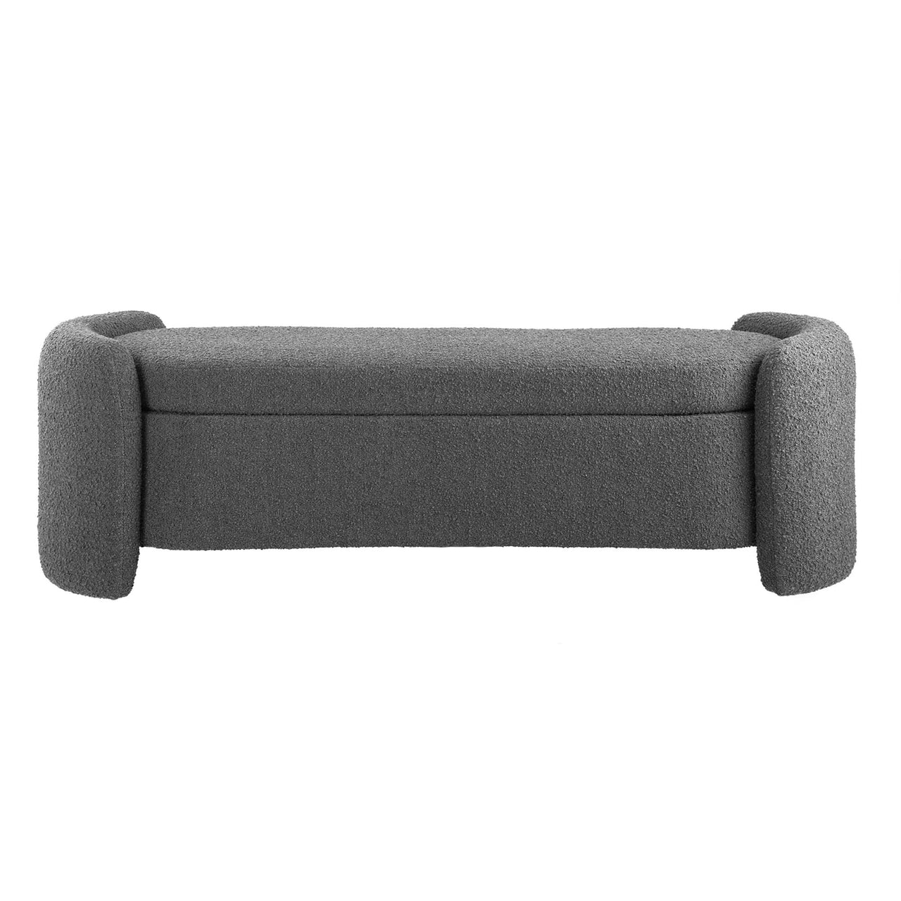 Mitosis Boucle Bench, Charcoal