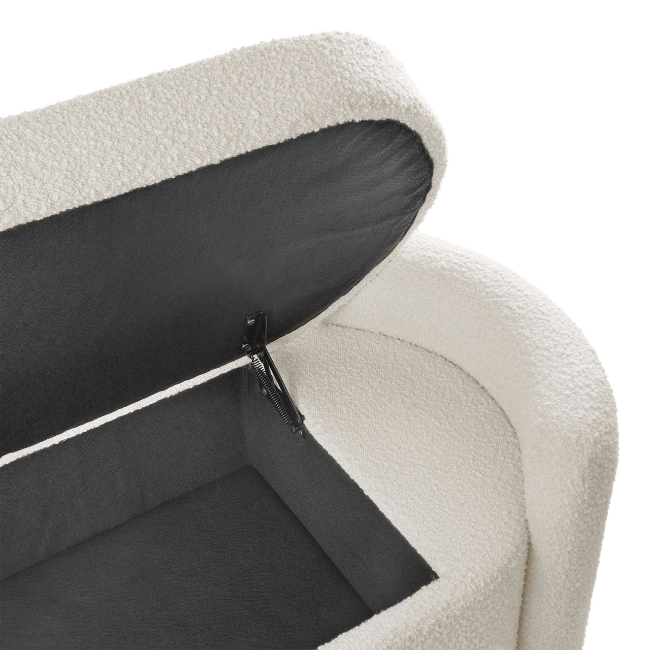 Mitosis Boucle Bench, Ivory
