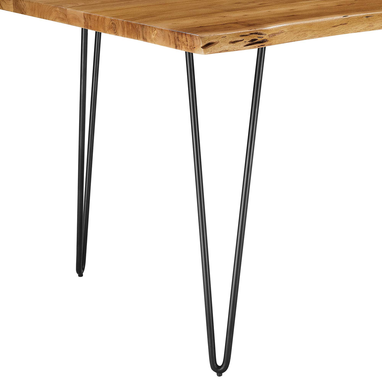 Havenwood Live Edge Acacia Dining Table, Small, Natural Wood