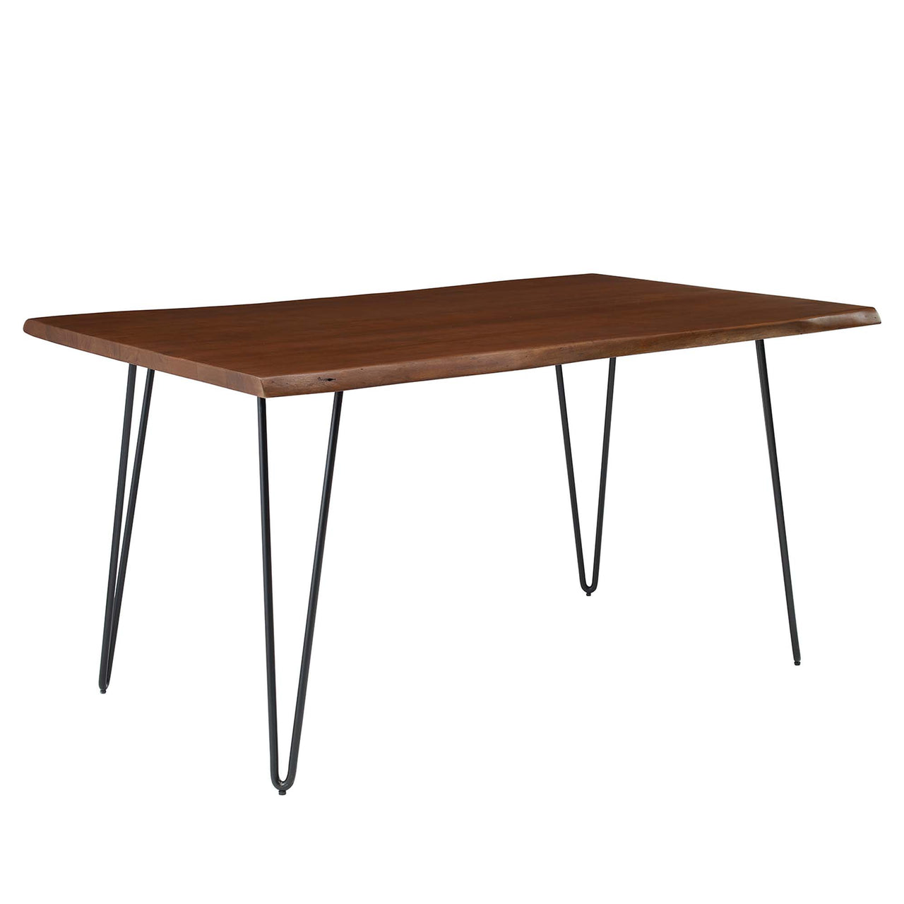 Havenwood Live Edge Acacia Dining Table, Small, Walnut