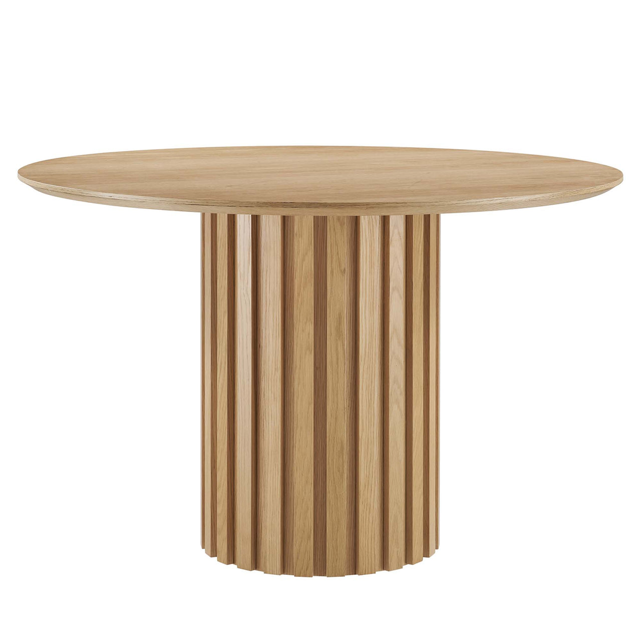 Cognizant Round Dining Table, Oak