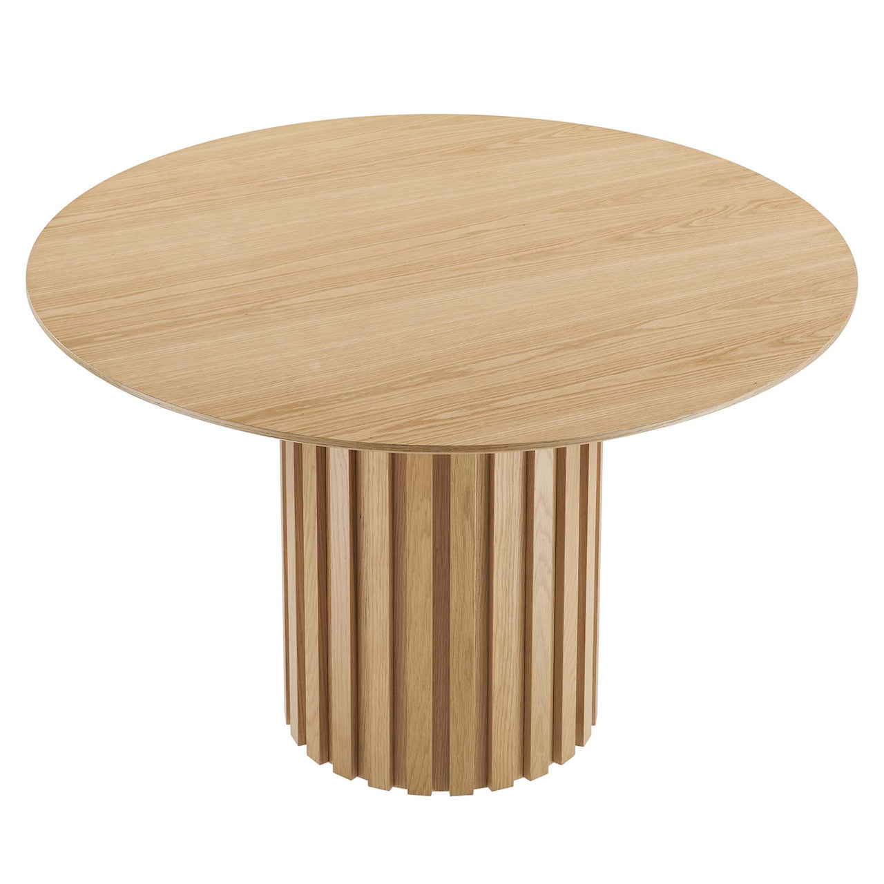 Cognizant Round Dining Table, Oak
