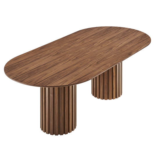 Cognizant Oval Dining Table, Walnut