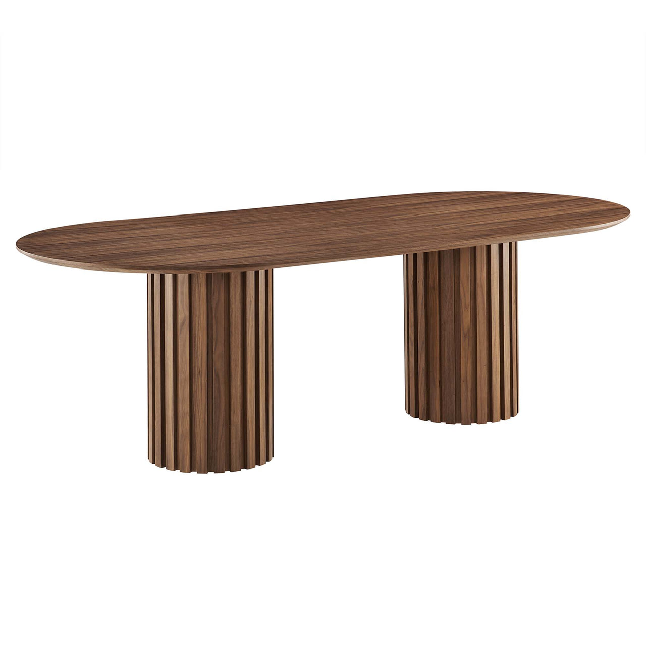 Cognizant Oval Dining Table, Walnut