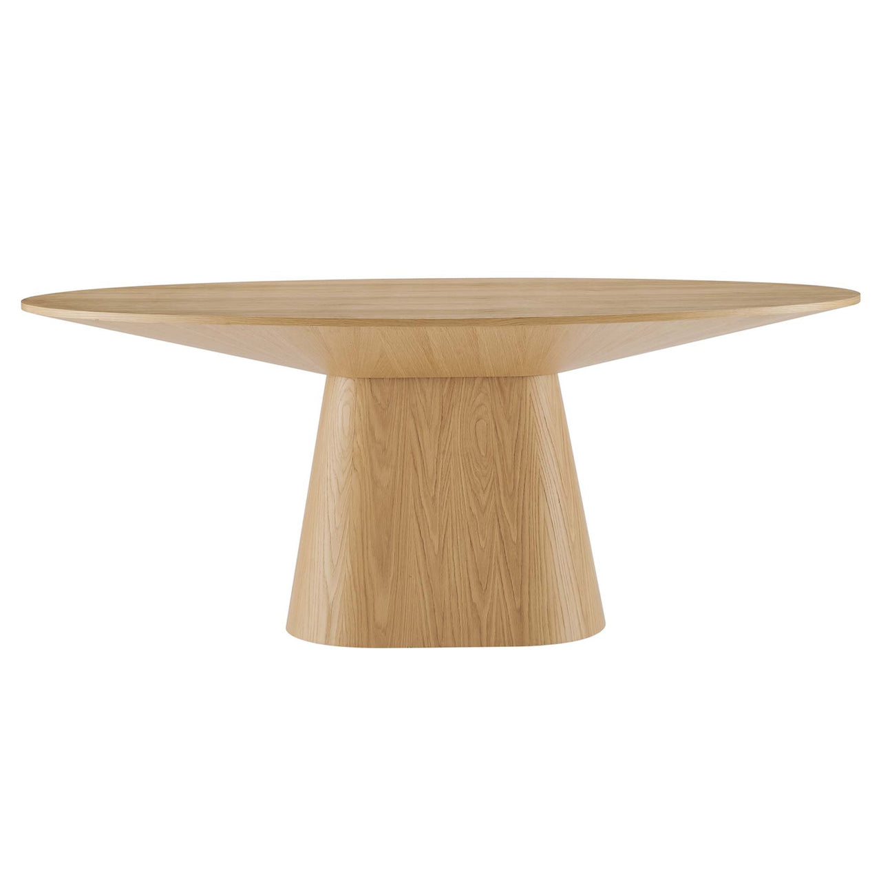 Oblique Oval Dining Table, Oak