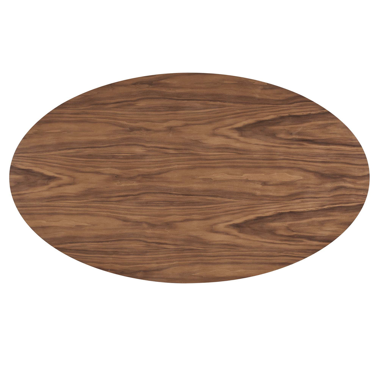 Oblique Oval Dining Table, Walnut