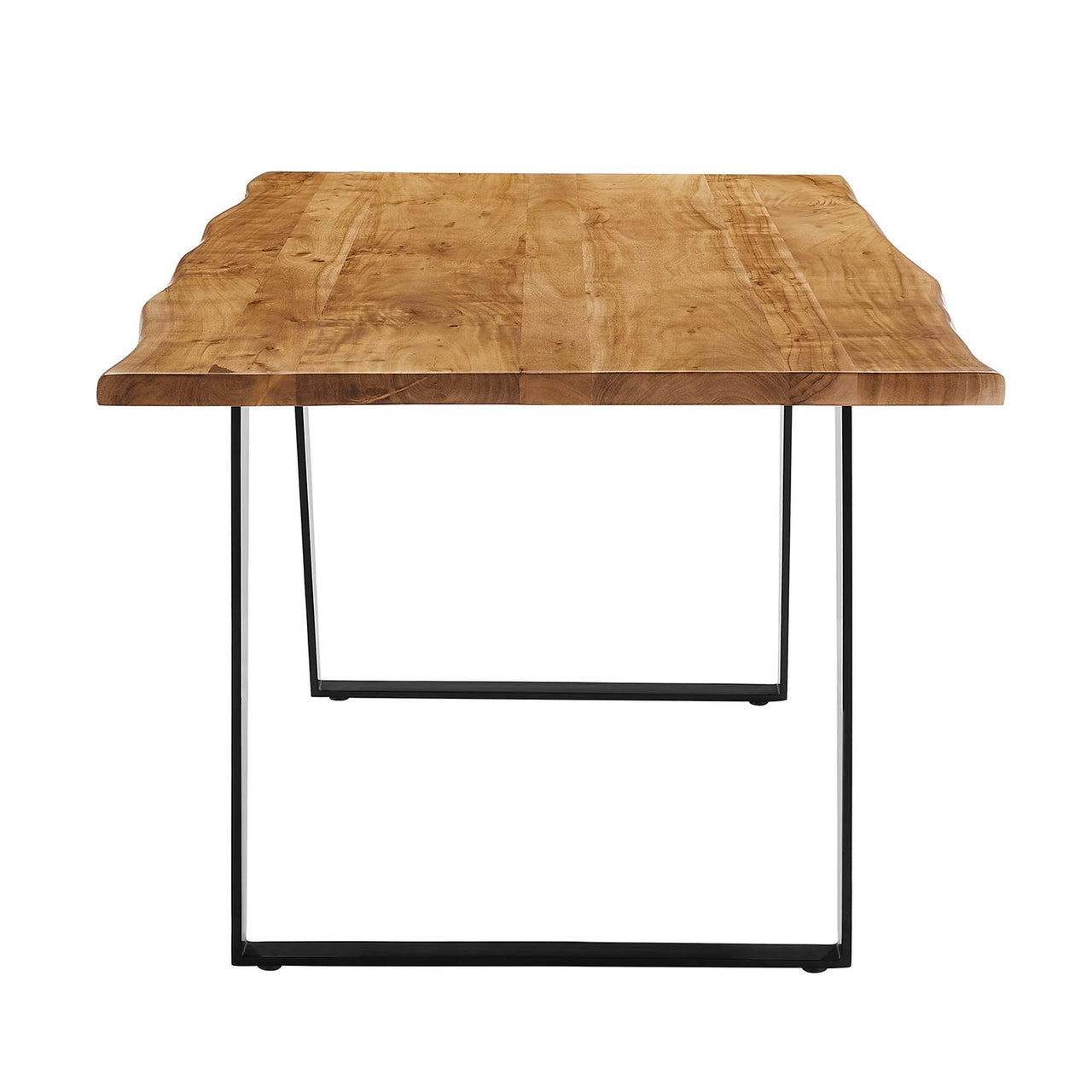Avassa Live Edge Acacia Dining Table, Small, Natural Wood