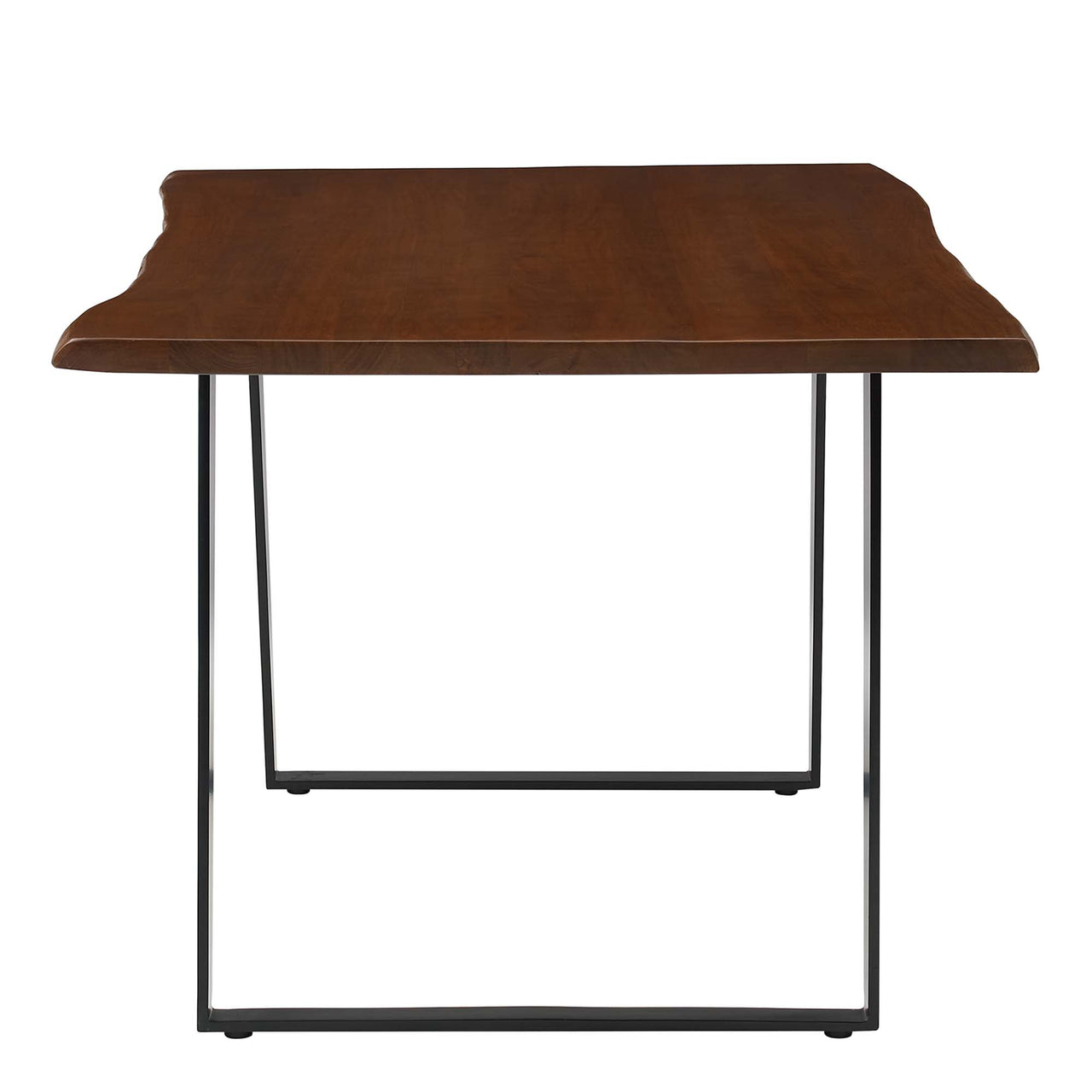 Avassa Live Edge Acacia Dining Table, Small, Walnut