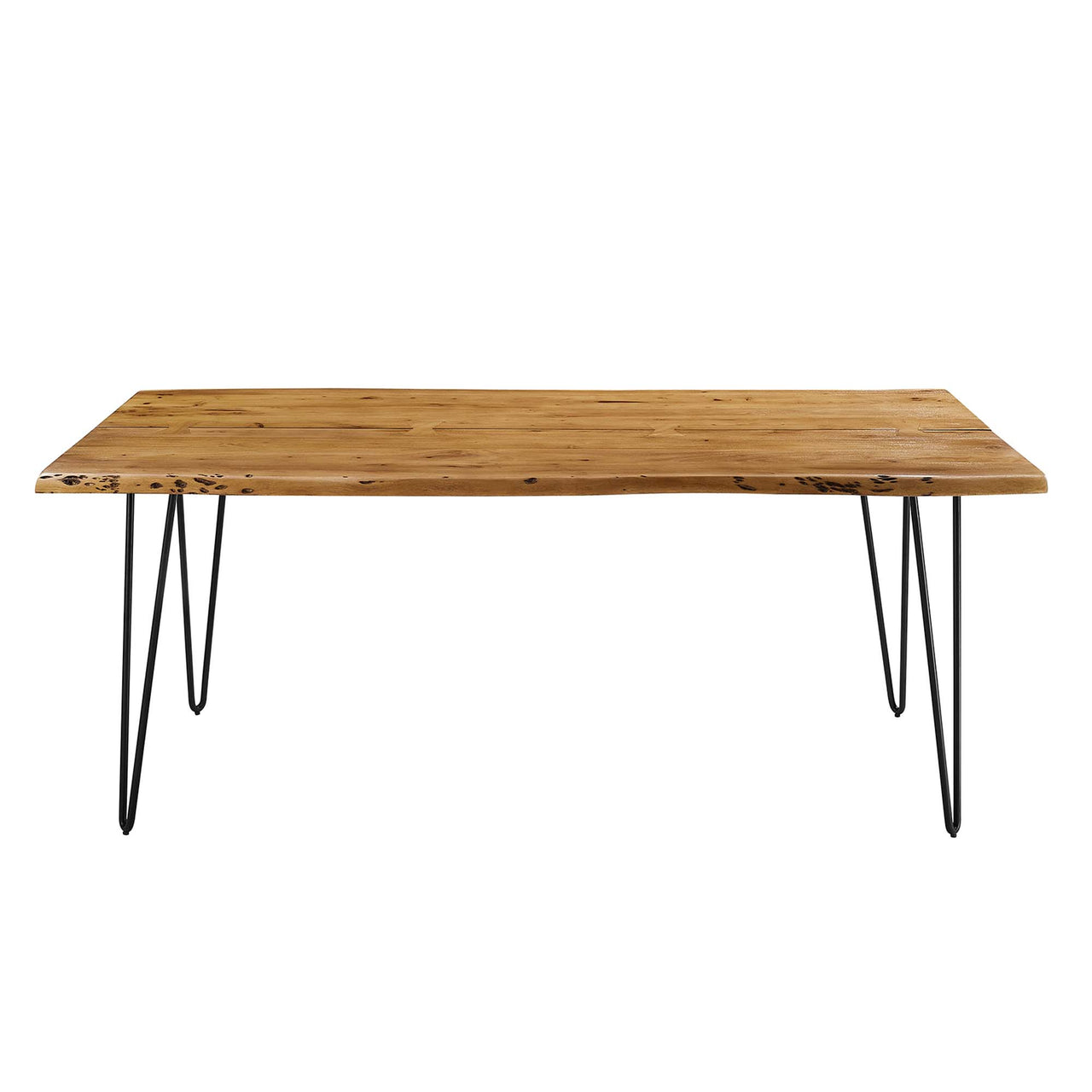 Havenwood Live Edge Acacia Dining Table, Medium, Natural Wood