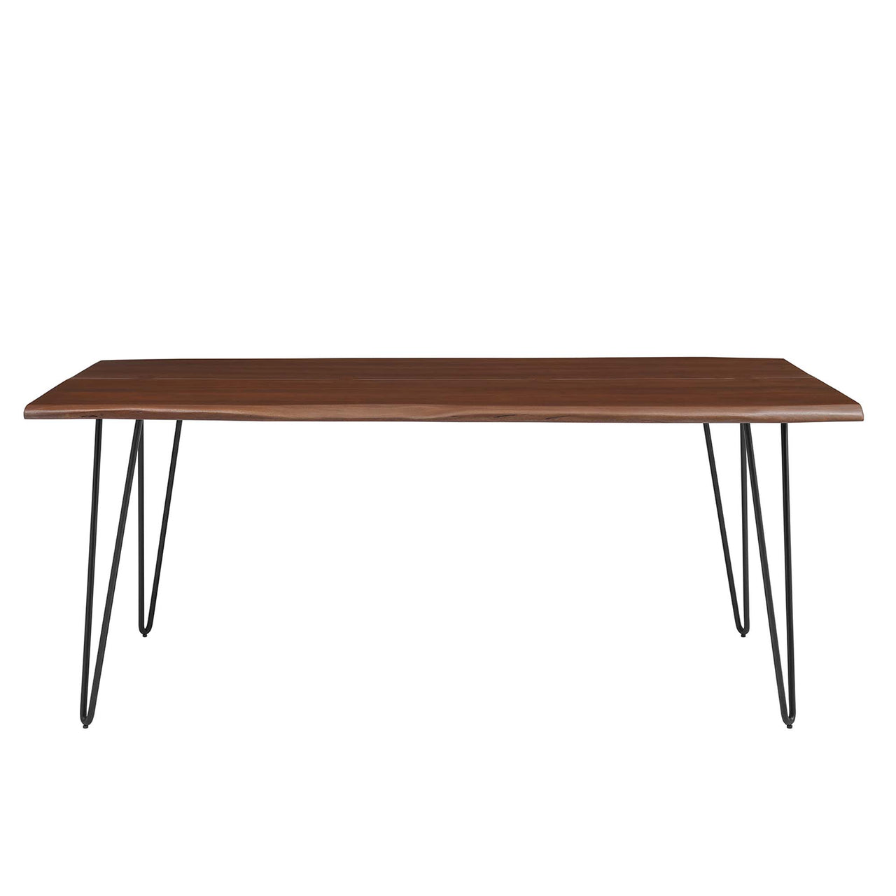 Havenwood Live Edge Acacia Dining Table, Medium, Walnut
