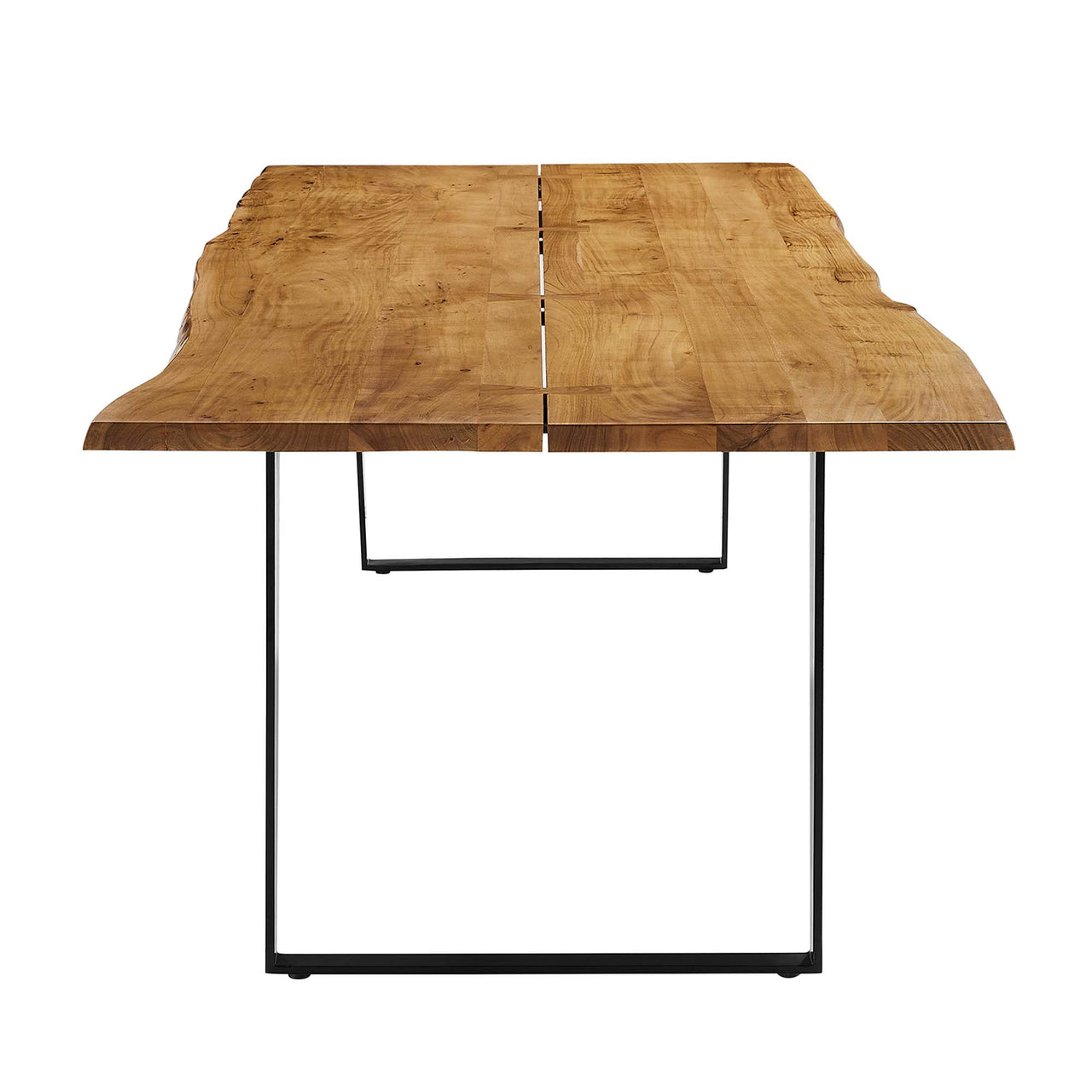 Avassa Live Edge Acacia Dining Table, Large, Natural Wood