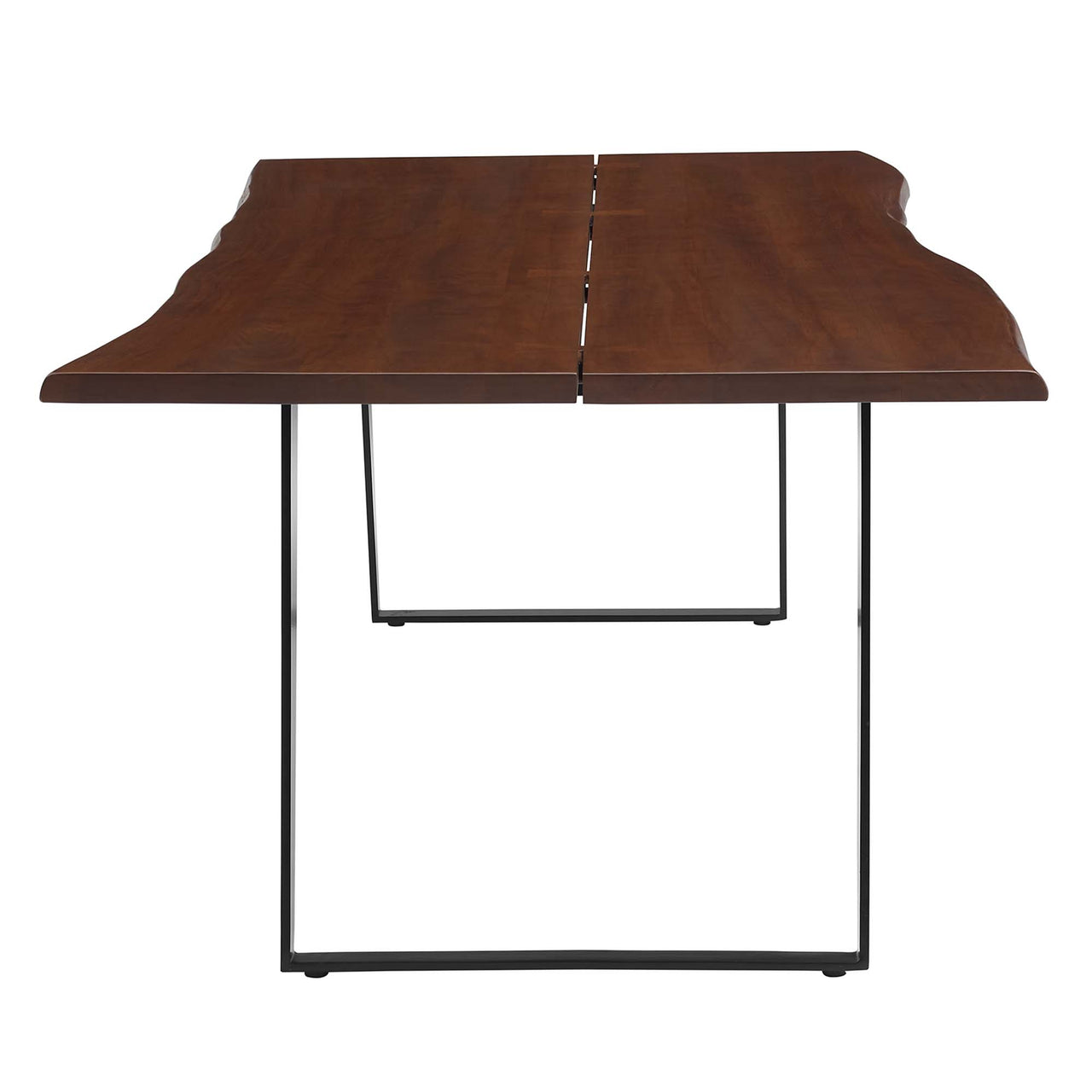 Avassa Live Edge Acacia Dining Table, Large, Walnut