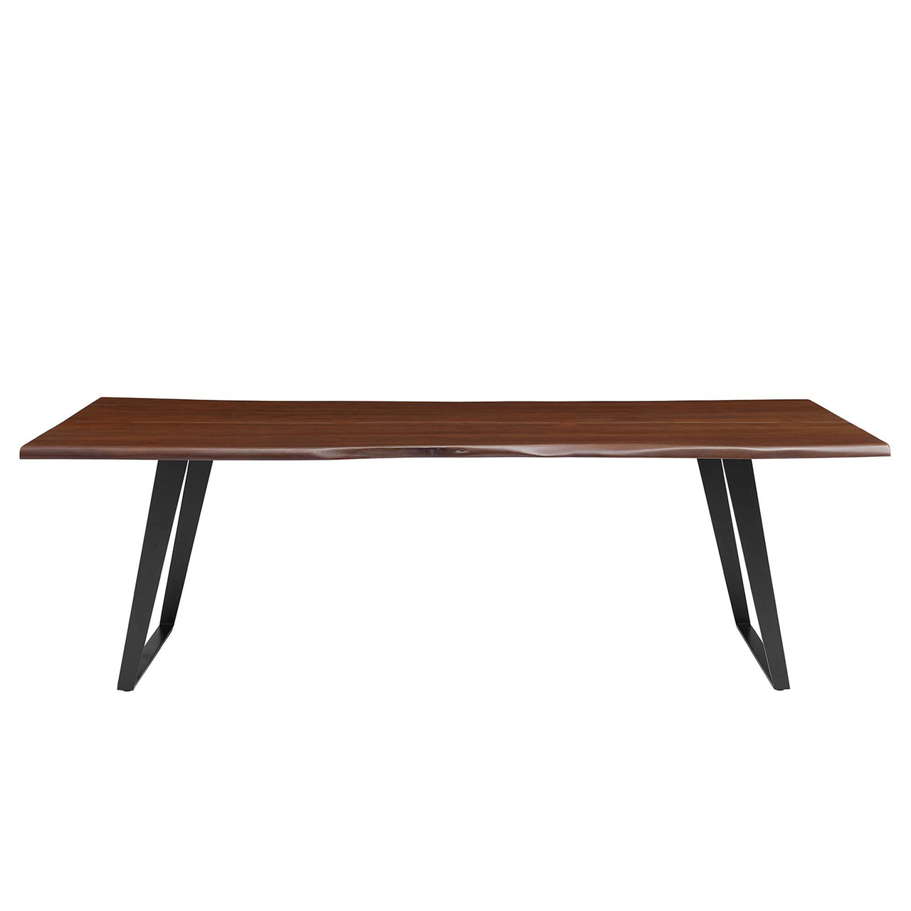 Avassa Live Edge Acacia Dining Table, Large, Walnut