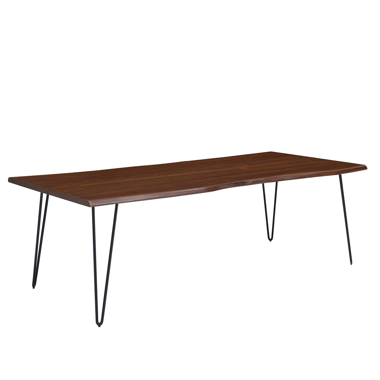 Havenwood Live Edge Acacia Dining Table, Large, Walnut
