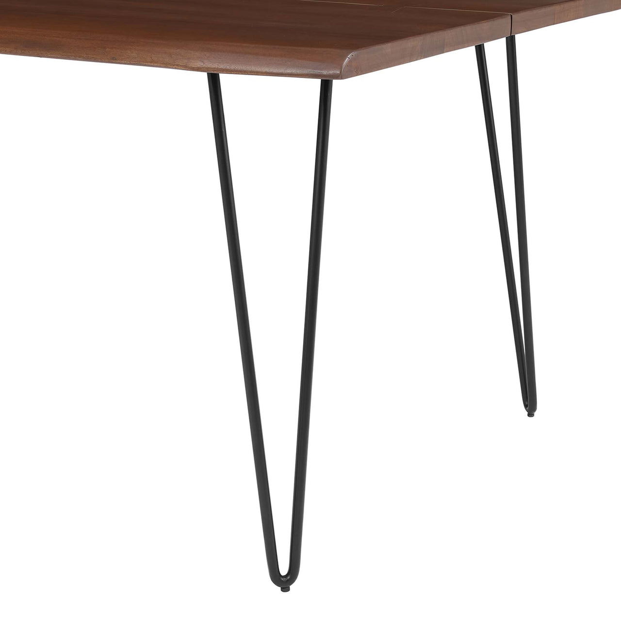 Havenwood Live Edge Acacia Dining Table, Large, Walnut
