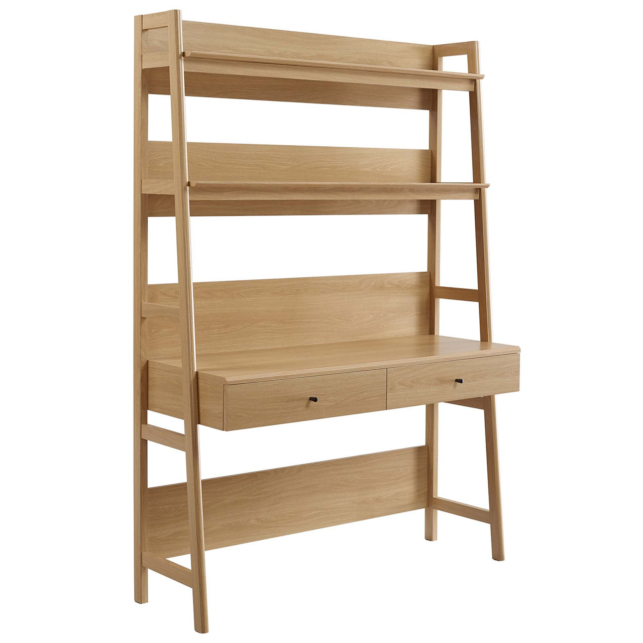 Scaffold Office Desk, Oak