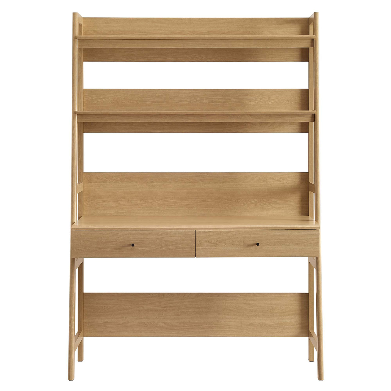 Scaffold Office Desk, Oak